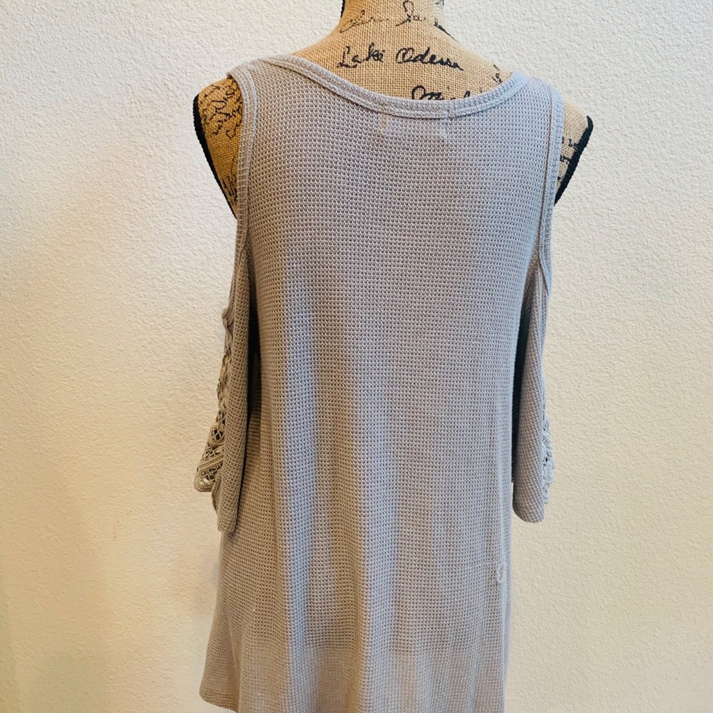 Nectar Clothing knitted top grey long sleeve large - Picture 5 of 5